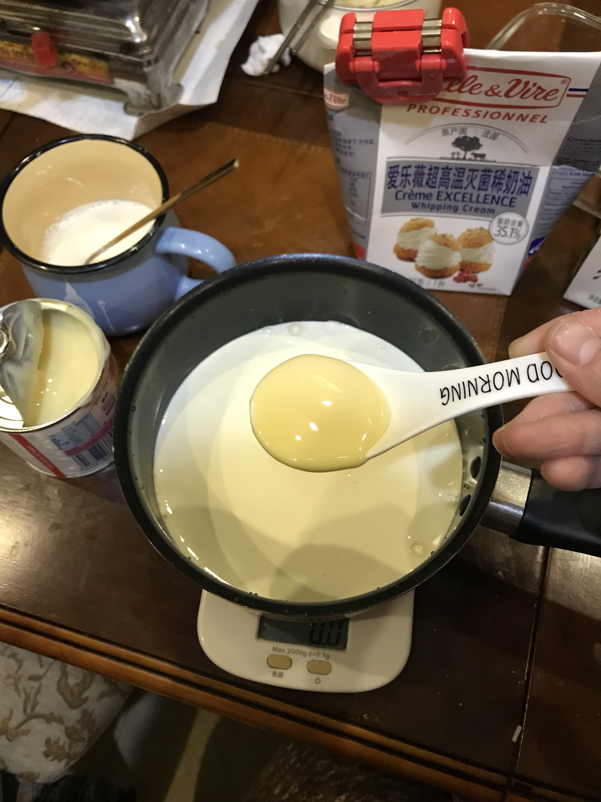 椰蓉牛奶小方/椰汁小方的做法 步骤3