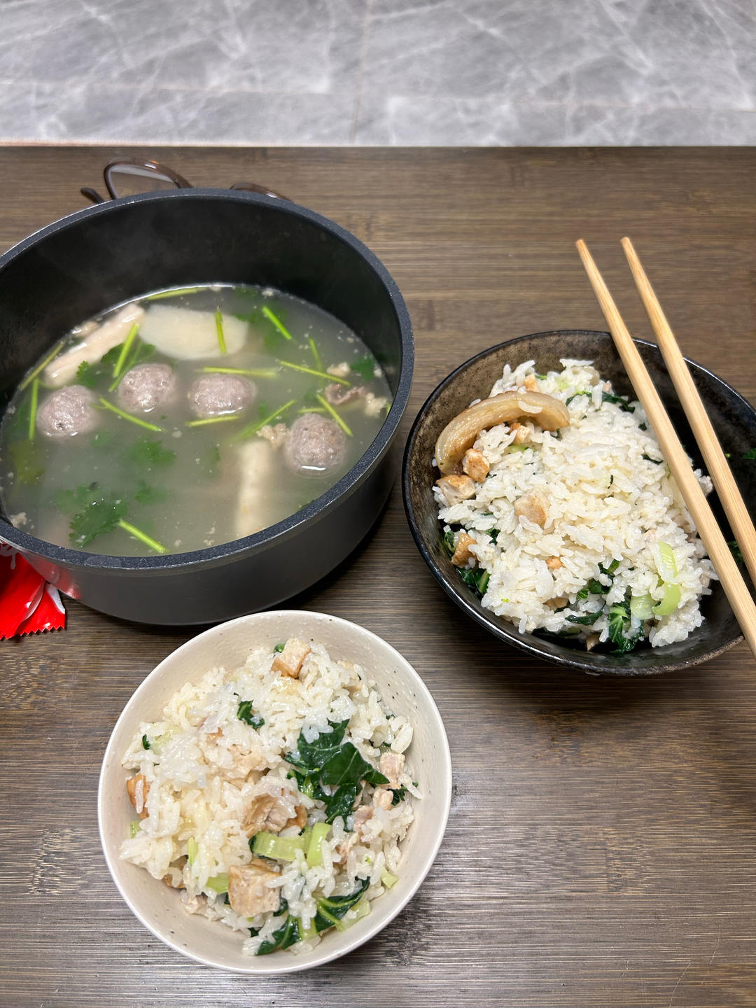 老公连炫3碗，成功率高的霜打时令菜饭！