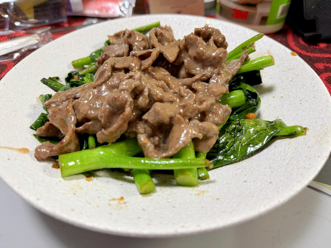 潮汕妈妈们拿手家常菜之芥蓝炒牛肉
