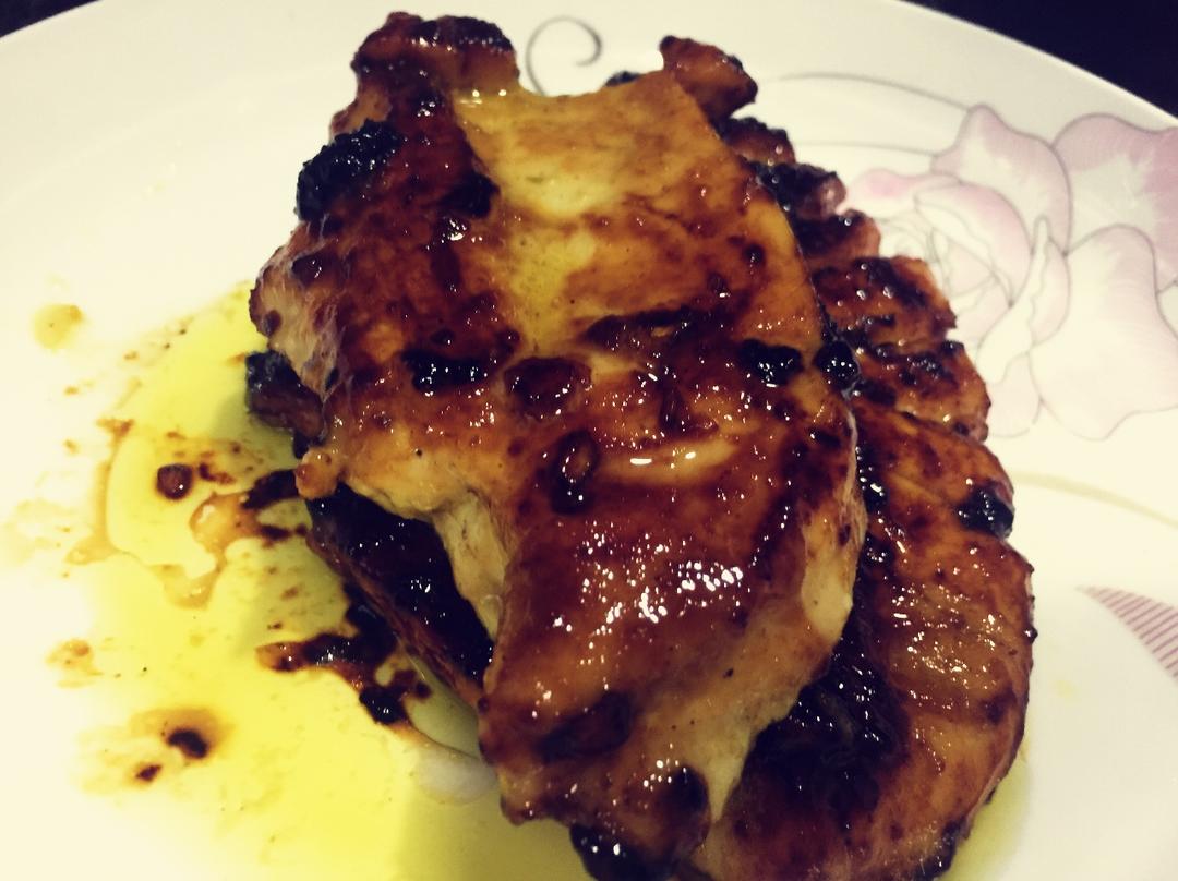 蜂蜜蒜香煎鸡胸