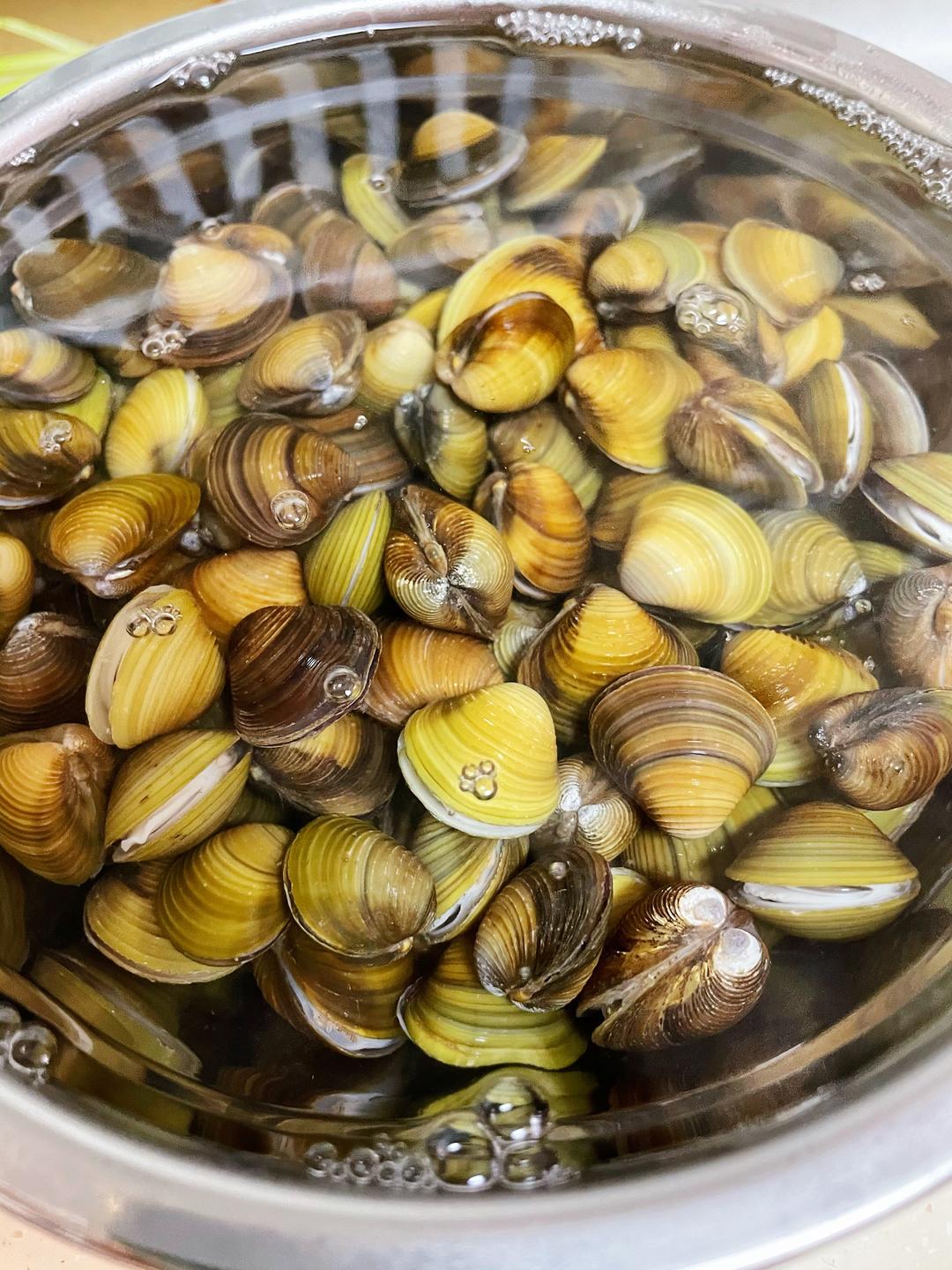 潮汕毒药九层塔腌蚬