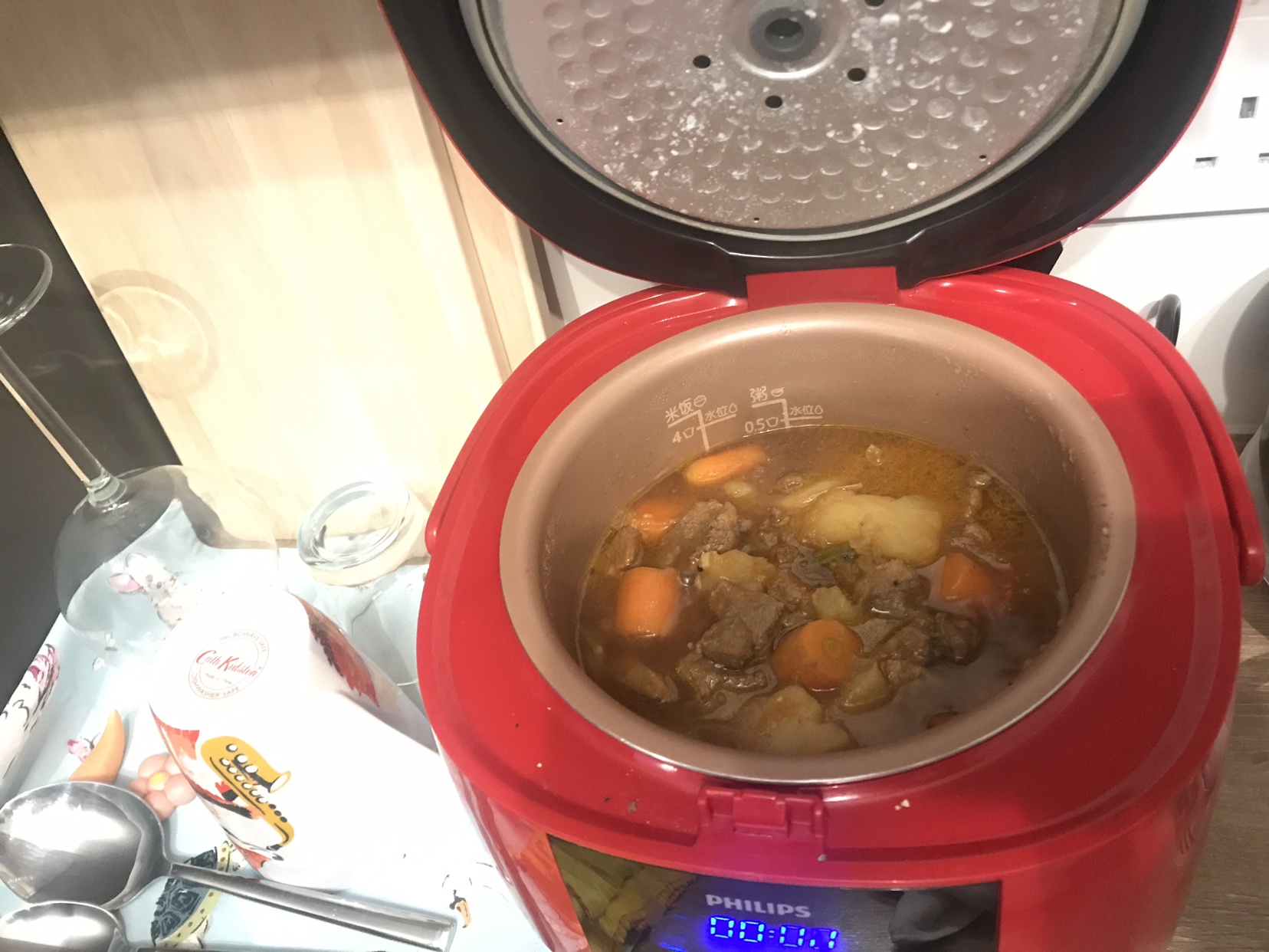 电饭煲炖土豆牛肉