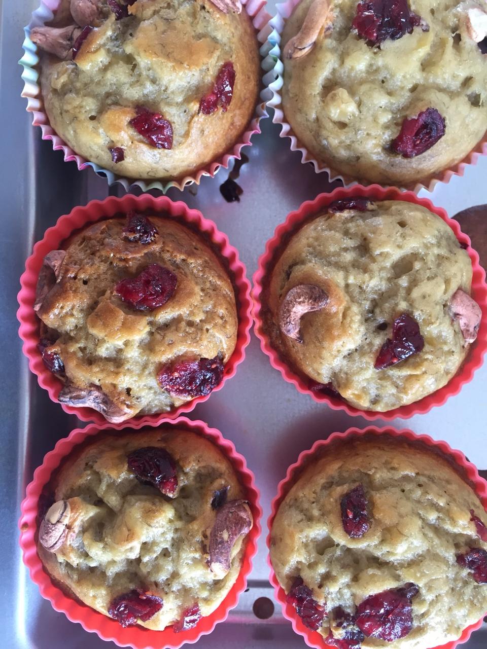 快手香蕉纸杯蛋糕