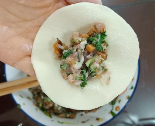 香菇青菜肉馅水饺