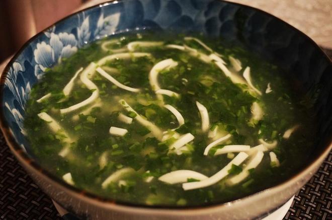 素荠菜豆腐汤的做法