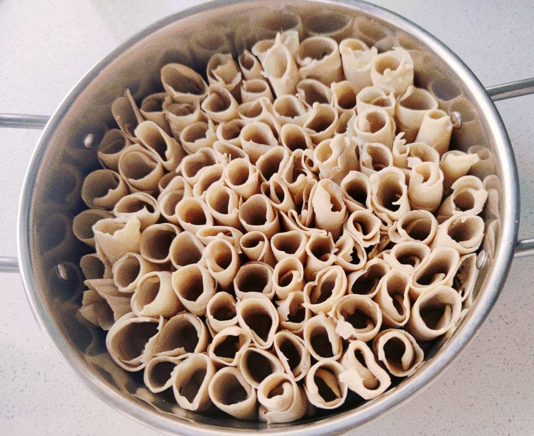 第一次做莜面栲栳老，老公居然说比西贝的还好吃！