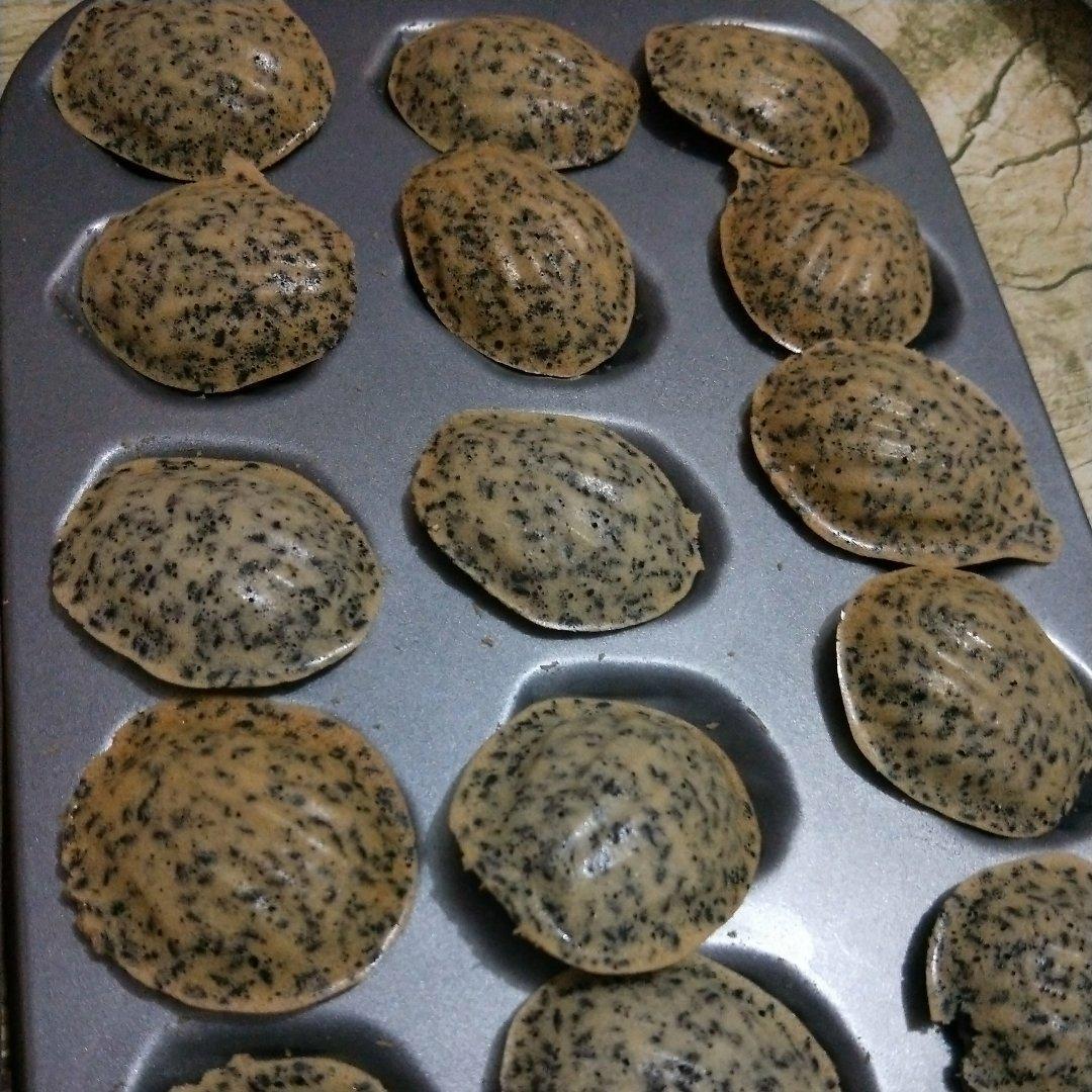 芝麻薄脆蛋白饼干