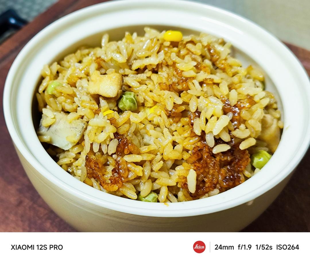 鸡腿肉焖饭（可以出锅巴的焖饭你不试试吗）