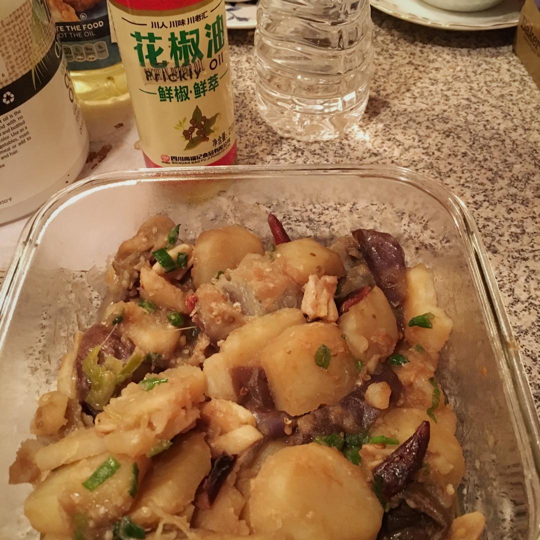 土豆炖茄子