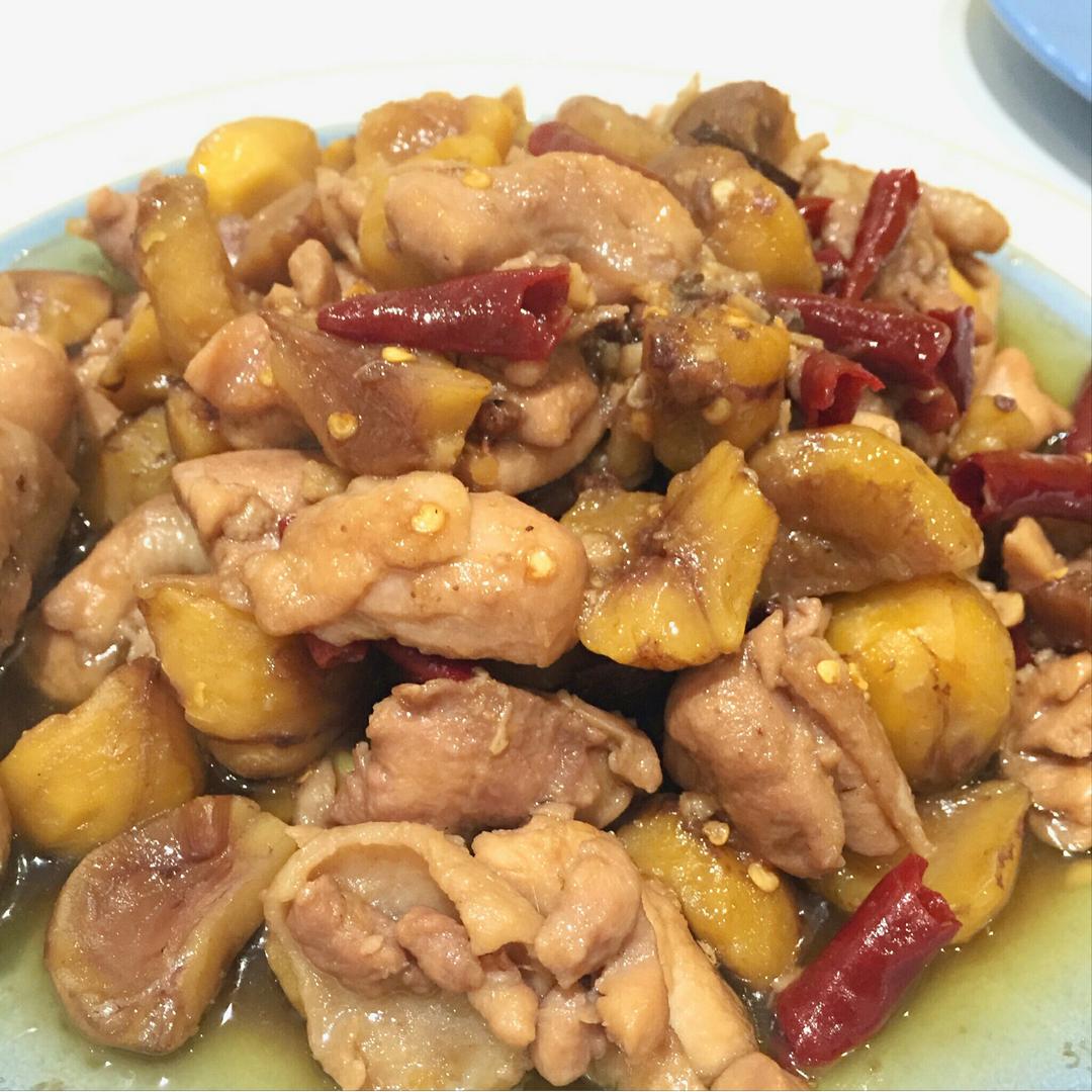 板栗烧鸡
