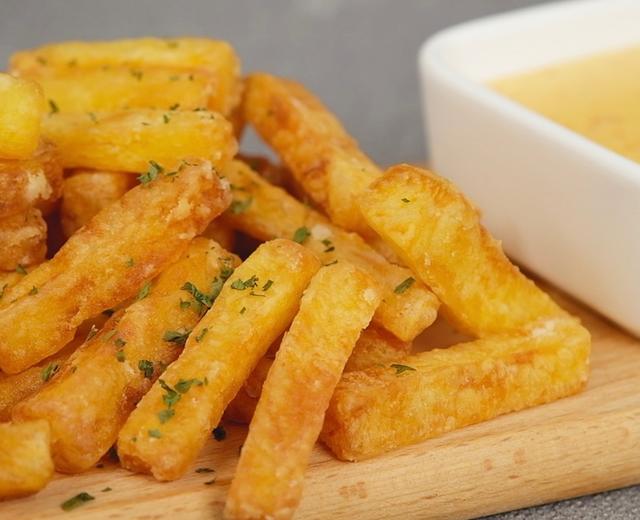 芝士酱薯条 Potato Fries & Cheese Sauce