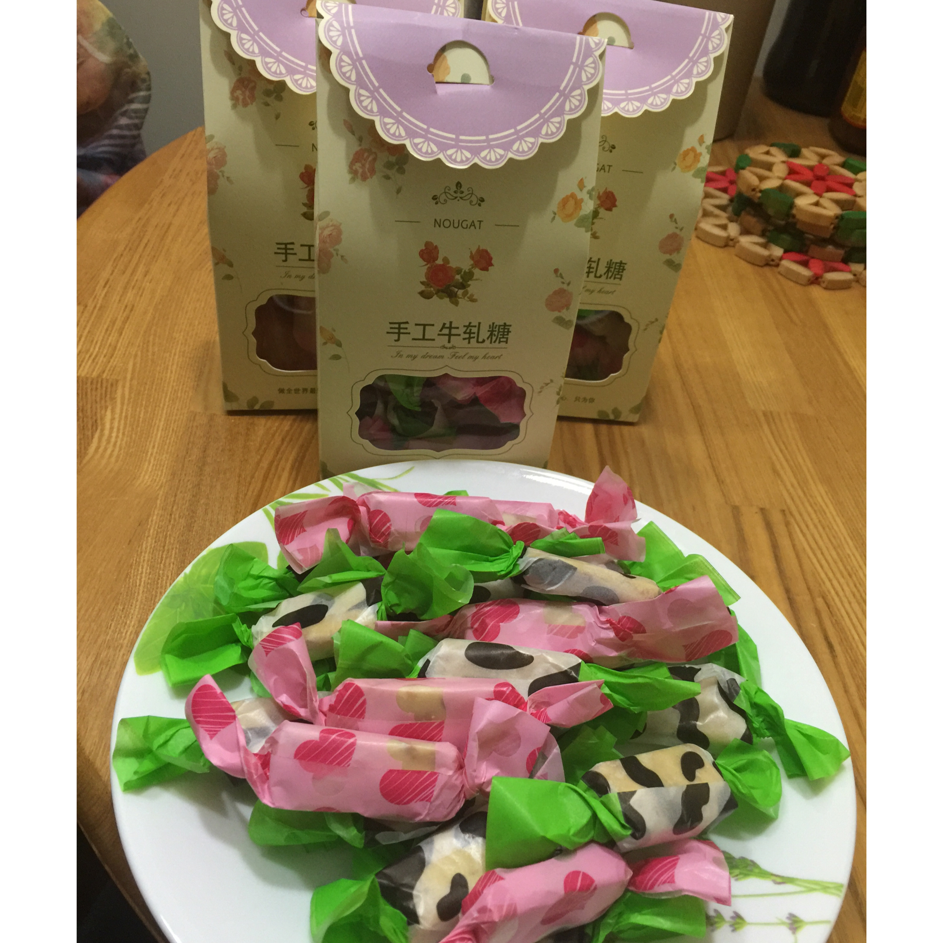 花生玫瑰牛扎糖～超简单美味