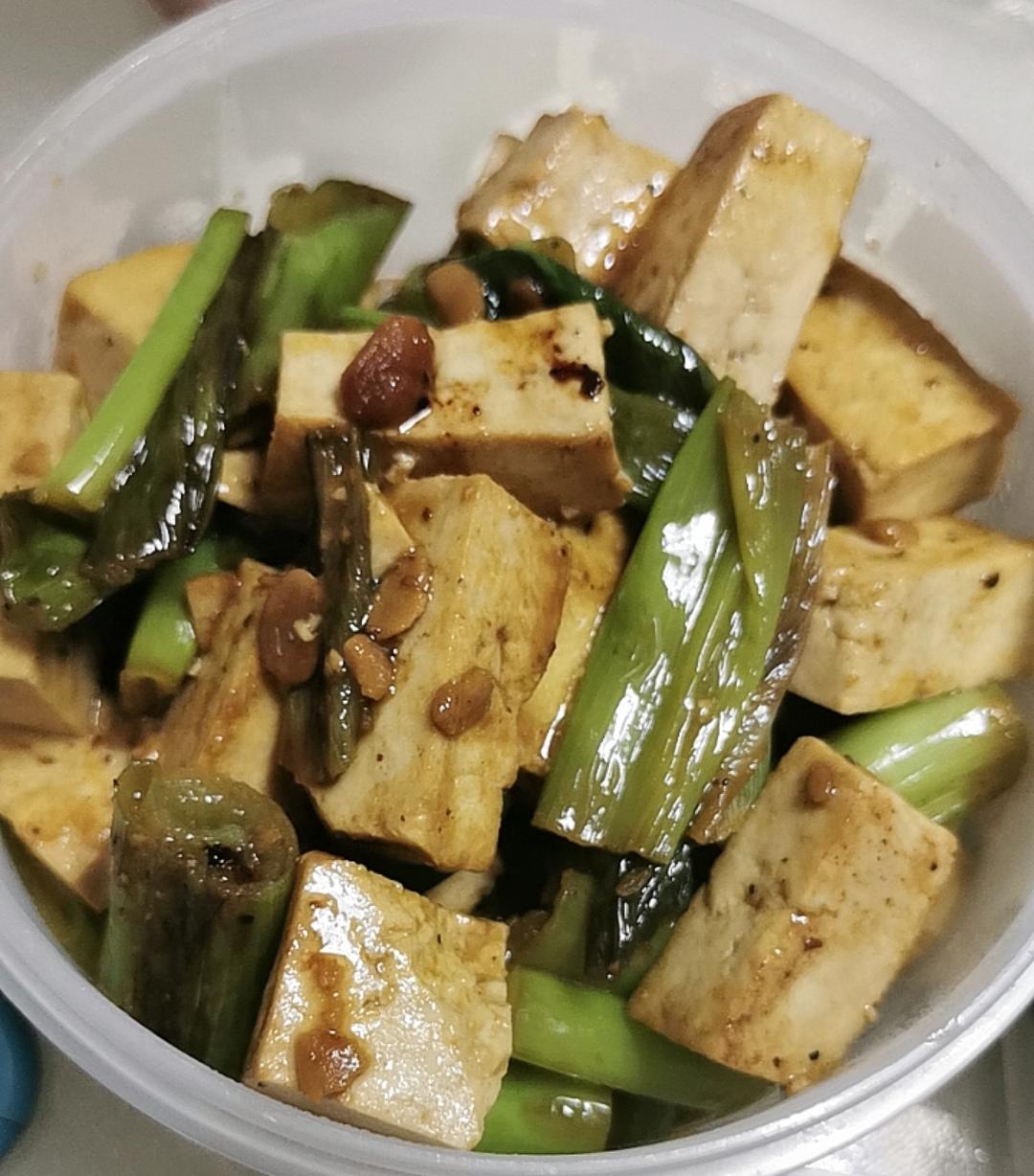 大葱烧豆腐