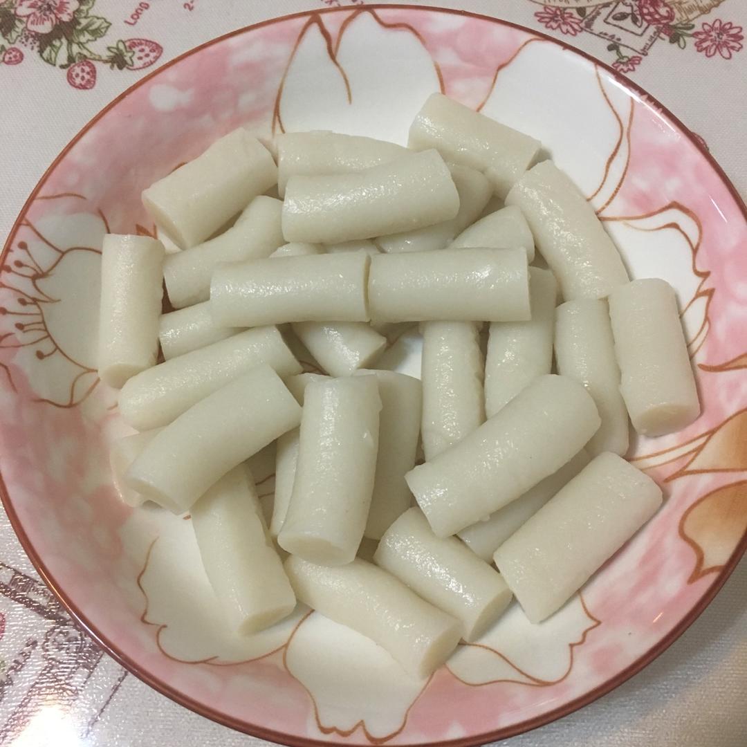 王海小星星-做的自制地道韩国年糕