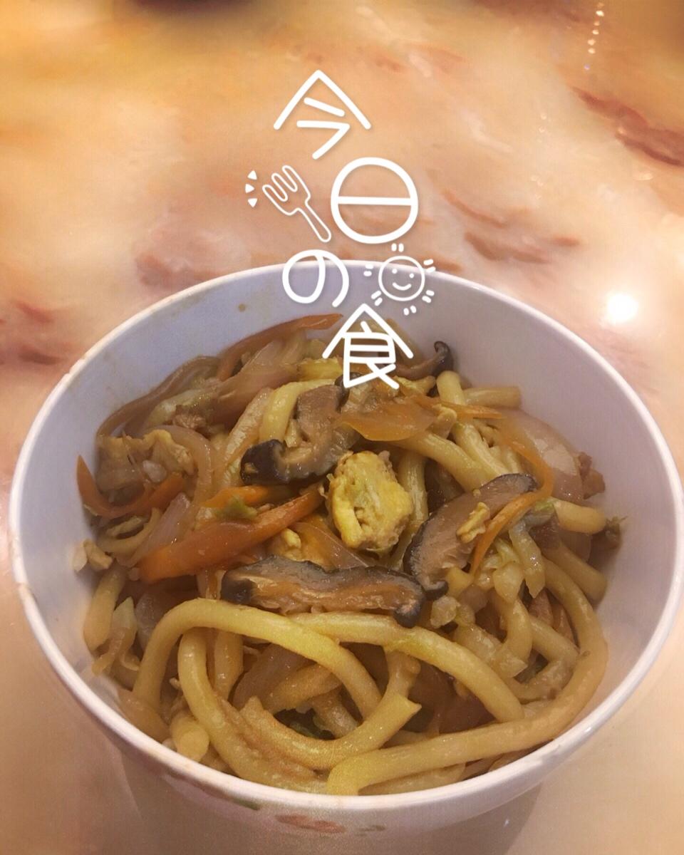什锦炒乌冬面