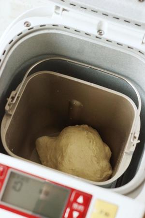 葱花肉松吐司-松下/panasonic面包机版的做法 步骤4