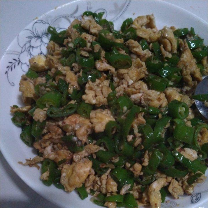 厨师长教你：“青椒炒鸡蛋”的家常做法 ,非常下饭