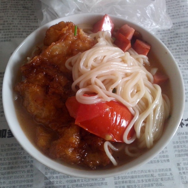 西红柿鸡蛋面