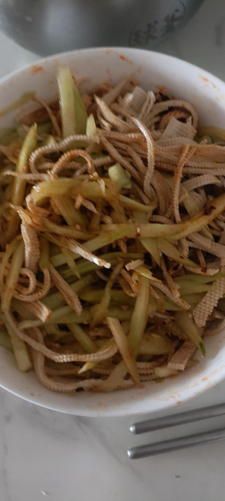黄瓜干豆腐丝