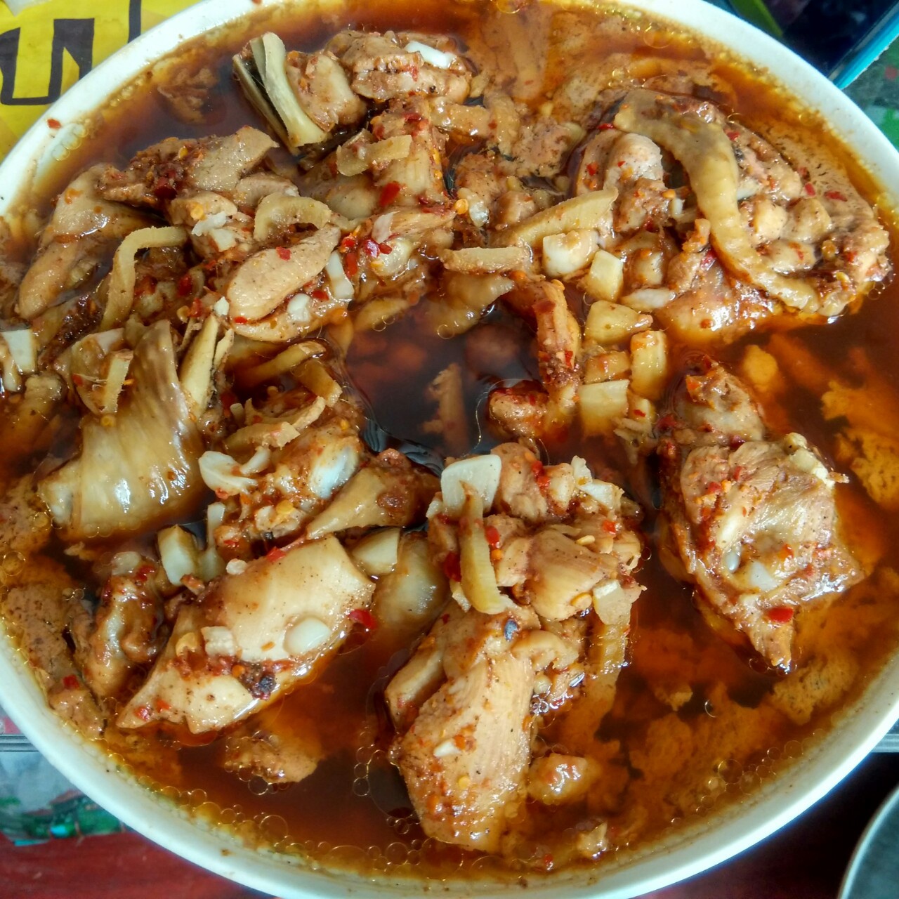 腐乳蒸鸡