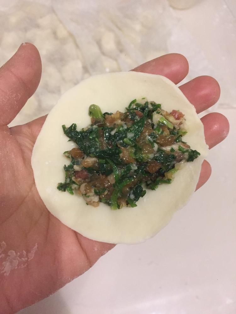 荠菜鲜肉水饺(附饺子皮做法）的做法 步骤6