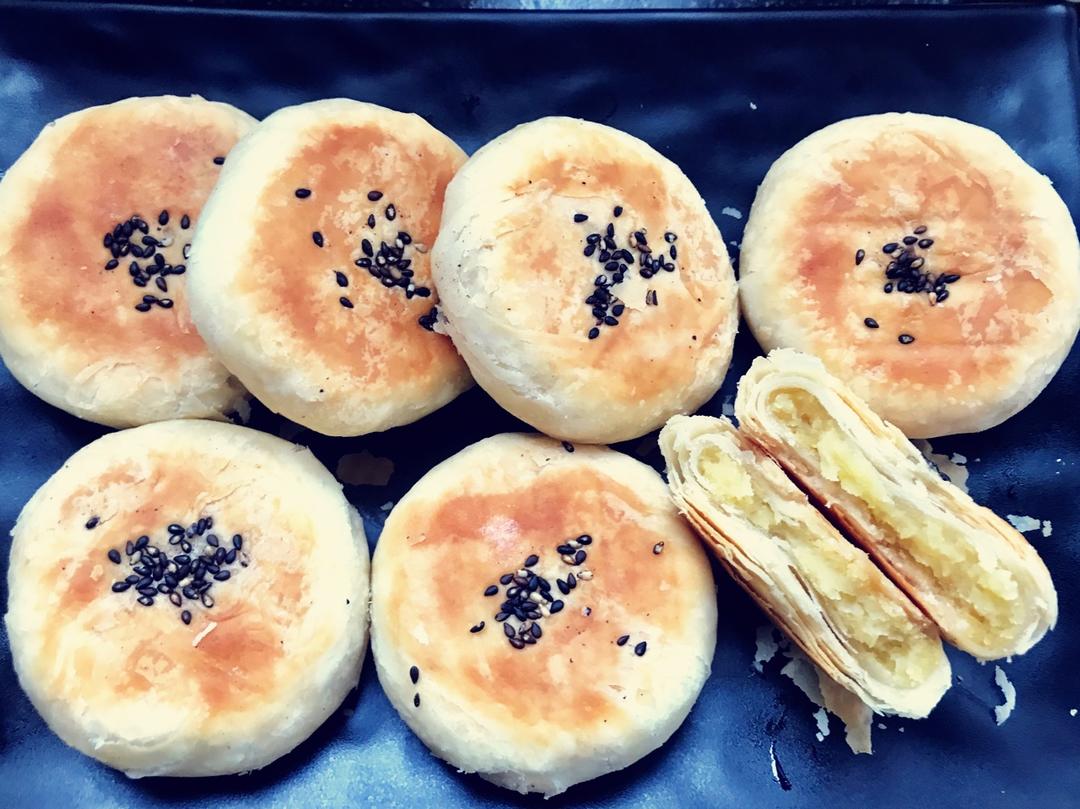 堂妈小厨——酥皮绿豆饼