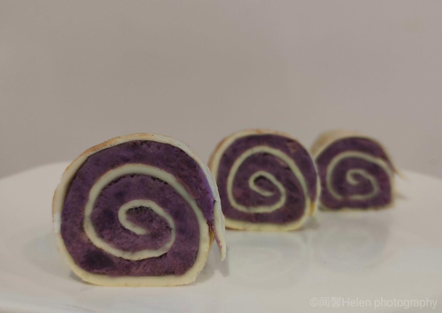 美味高颜健康营养的紫薯蛋卷的做法