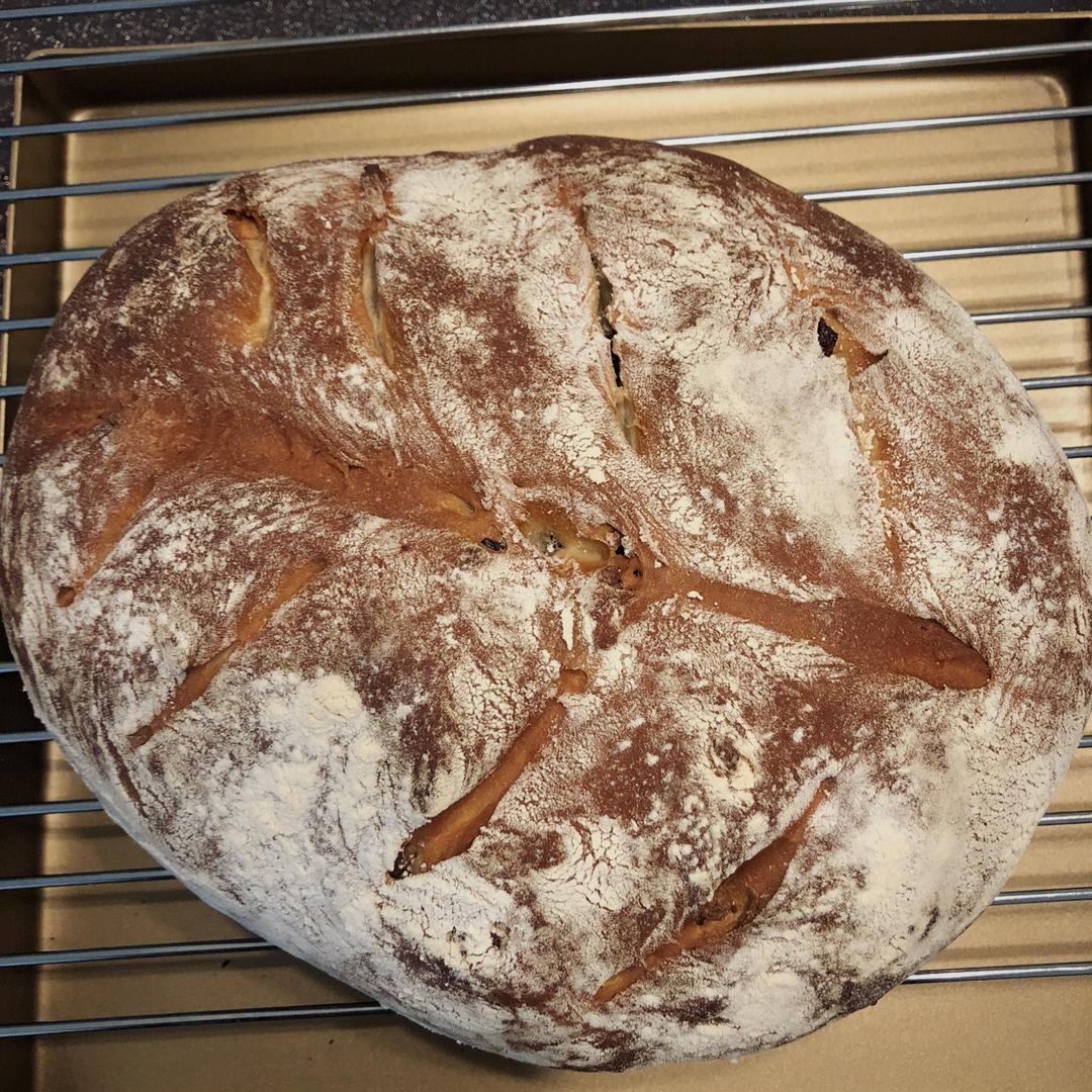 【Tartine Bread】天然酵种玉米南瓜籽乡村欧包