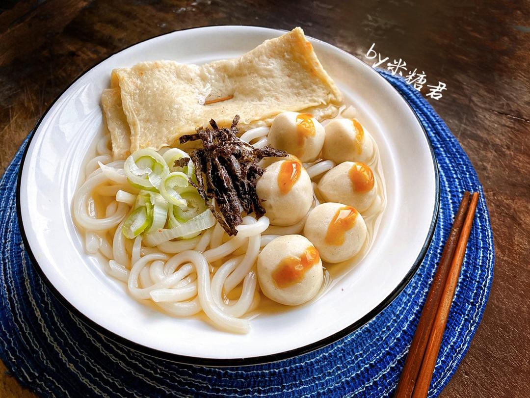 鱼丸粗面+日式昆布高汤做法