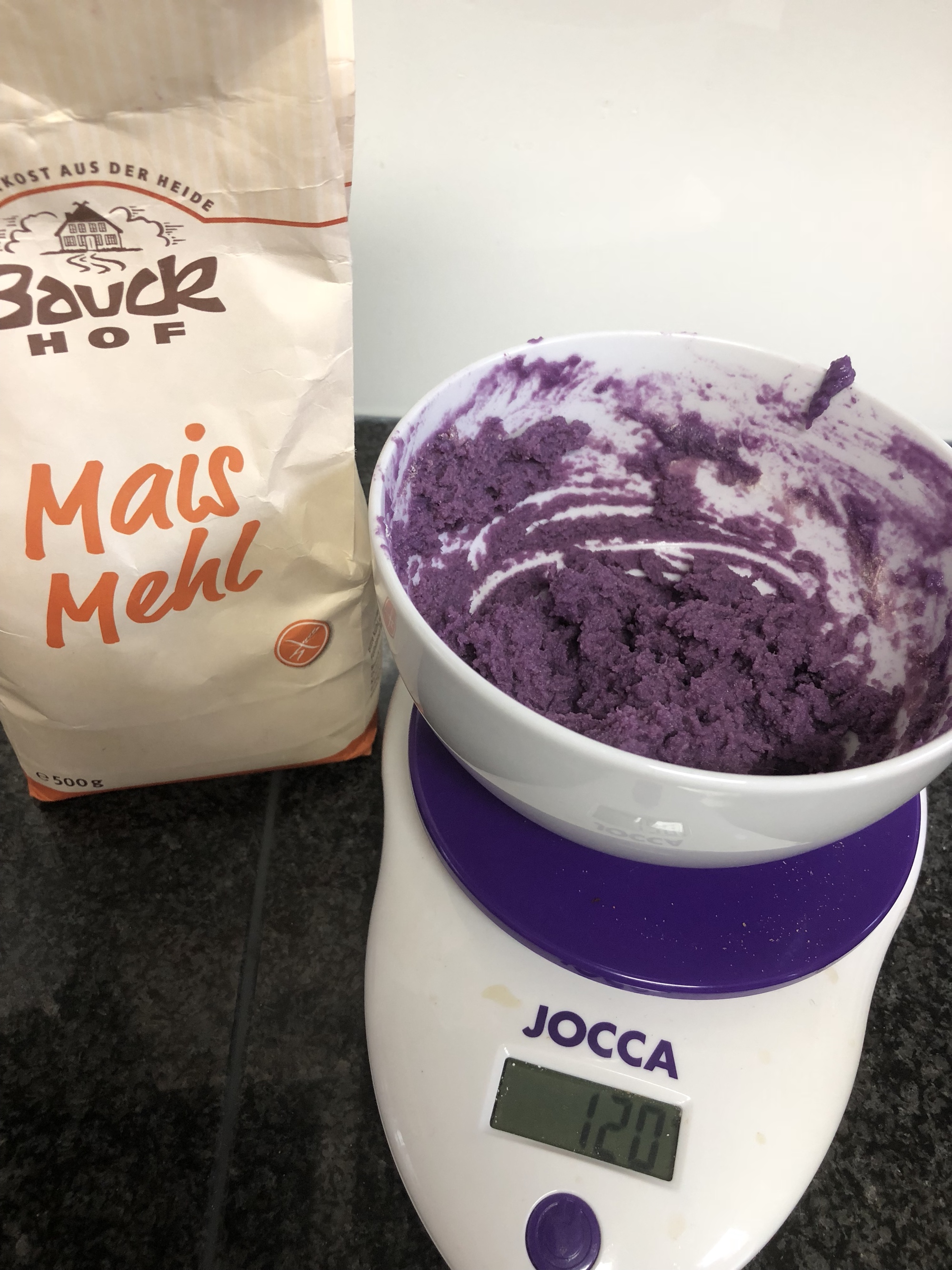 健身紫薯荞麦玉米法式可丽饼的做法 步骤3