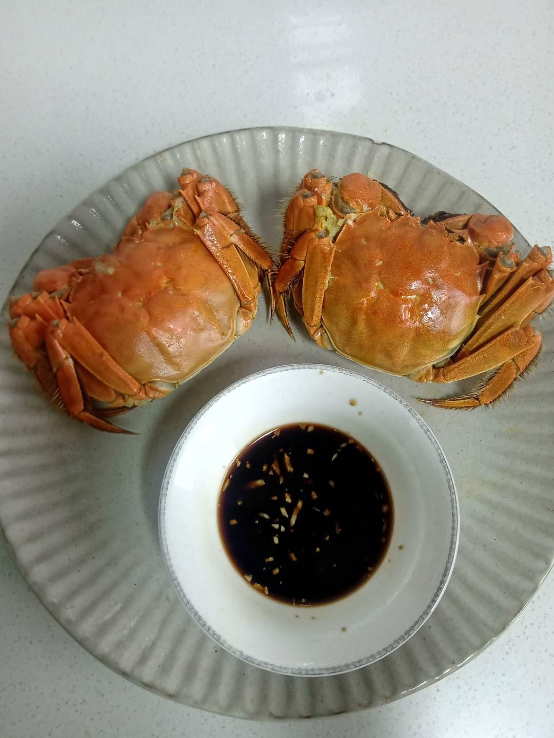 清蒸大闸蟹