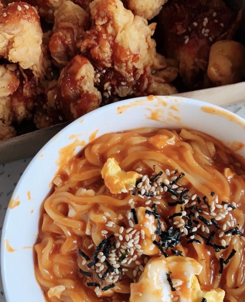 日式炸鸡vs火鸡面