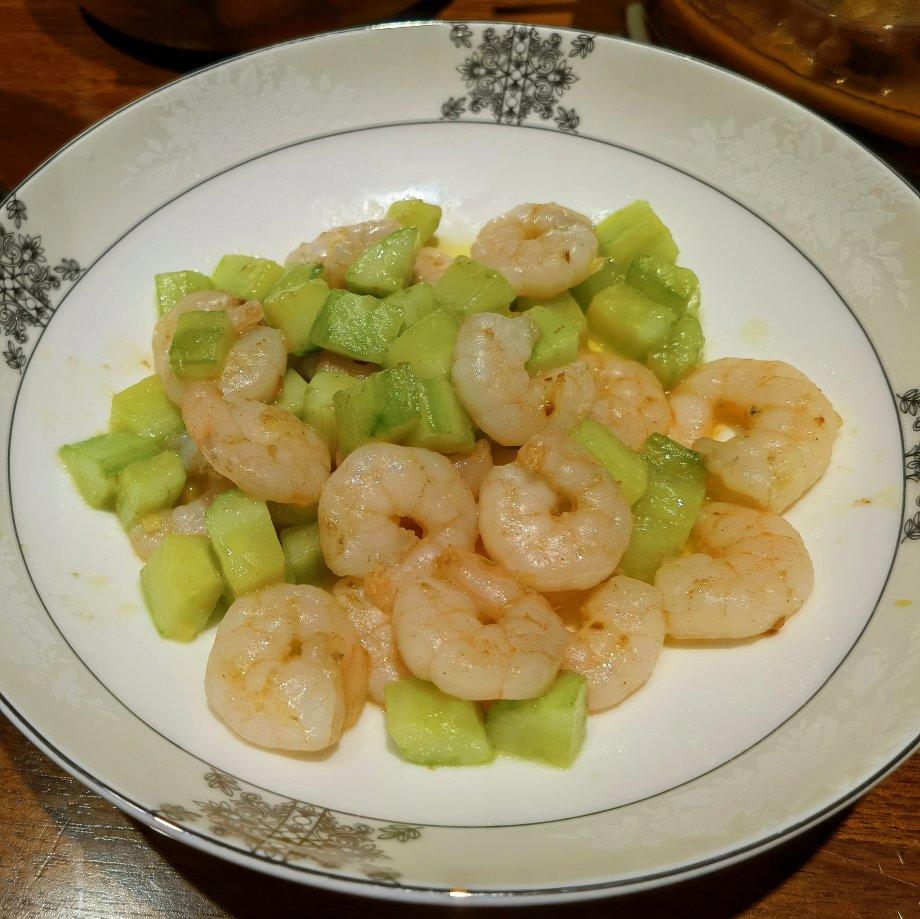 虾仁炒黄瓜