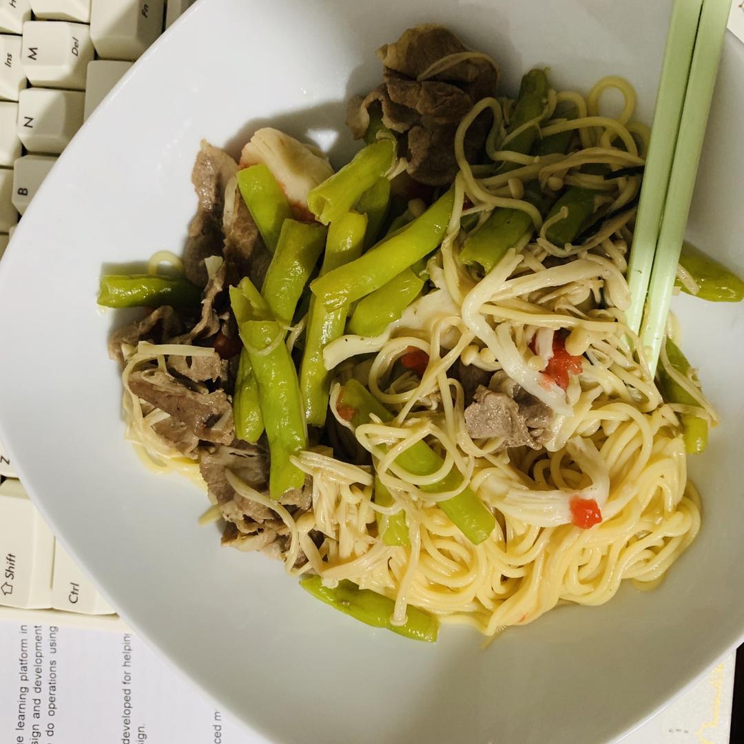 豆角焖面