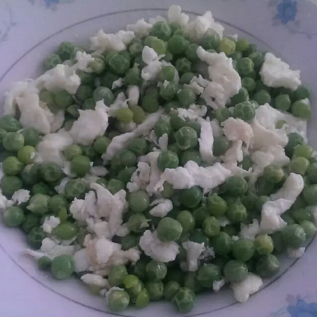 清炒豌豆米