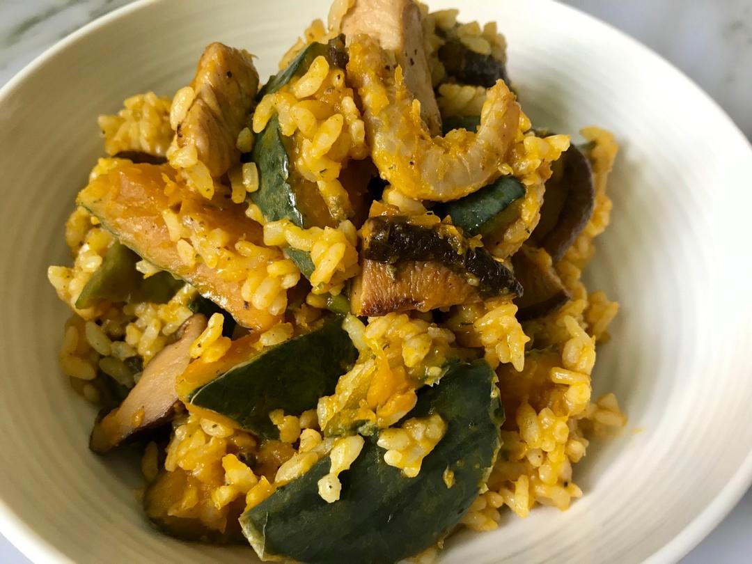 超级好吃的南瓜饭