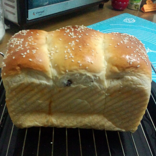 好吃的蜜红豆吐司