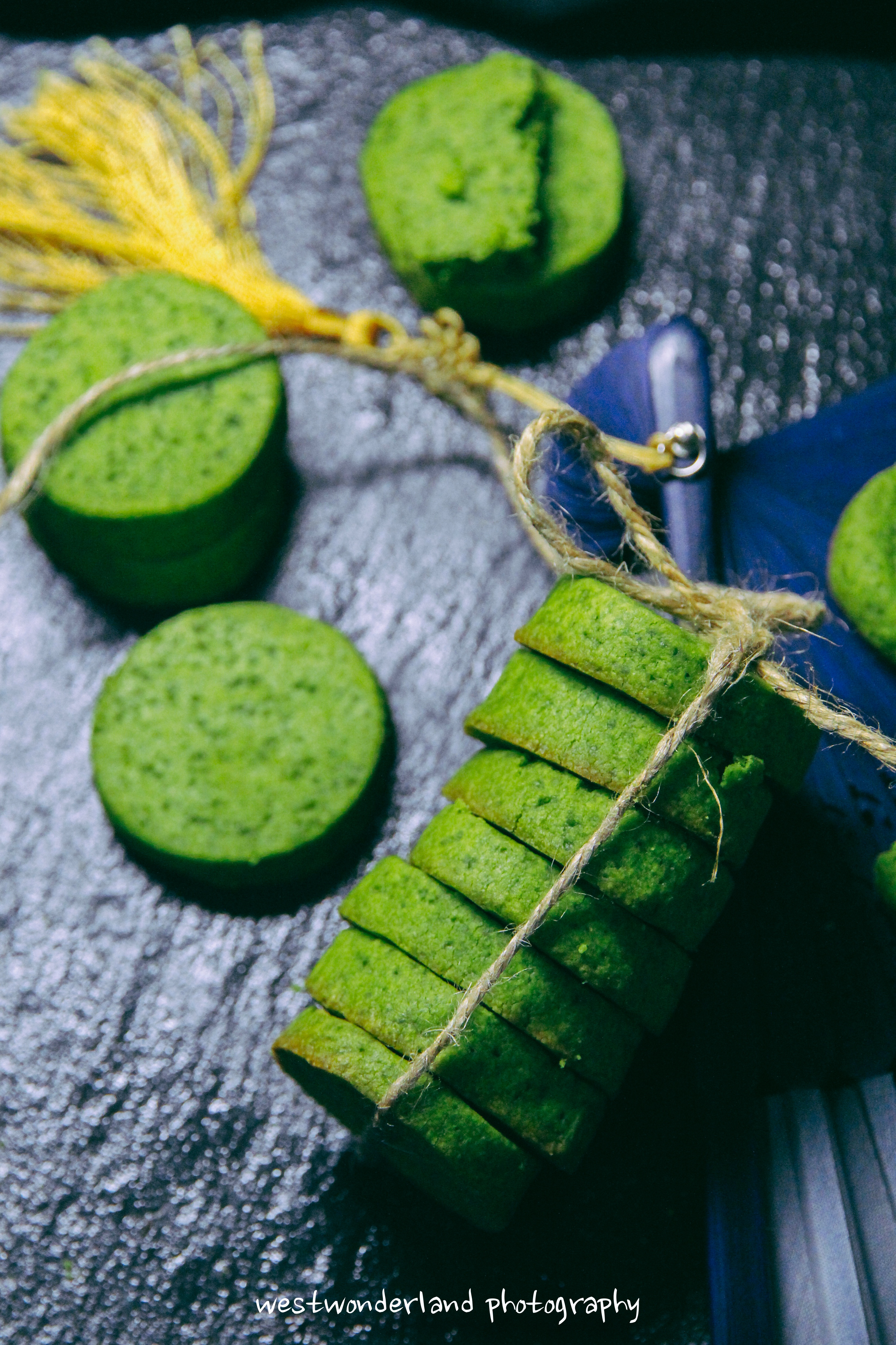 微苦抹茶沙布列酥饼