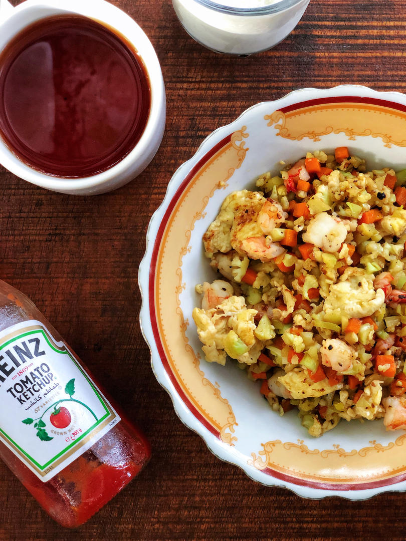 谁吃谁瘦的欧阳娜娜同款无米炒饭，好吃低卡又饱腹，减肥姐妹的福音！