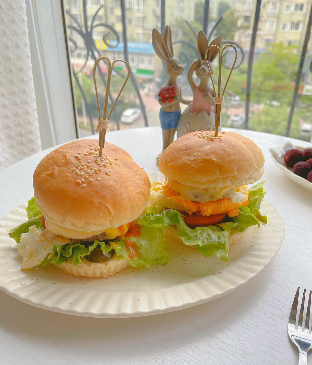 全麦汉堡胚（一次发酵）