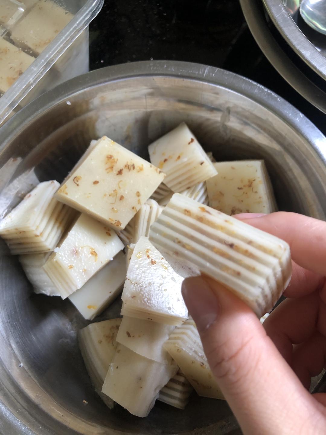 百分百成功的桂花千层糕的做法
