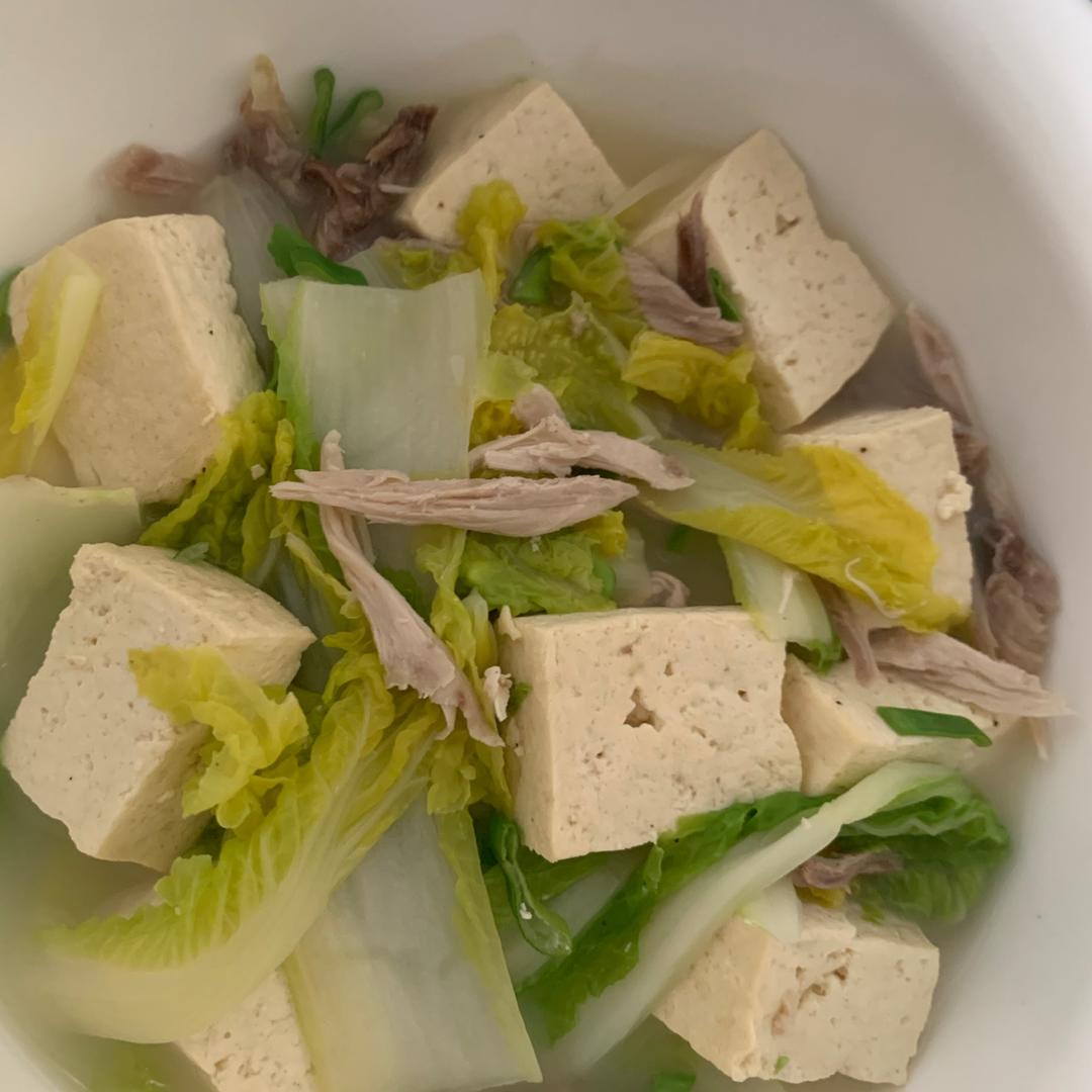 白菜炖豆腐