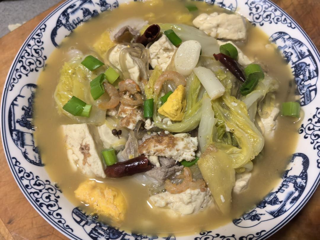 白菜炖豆腐