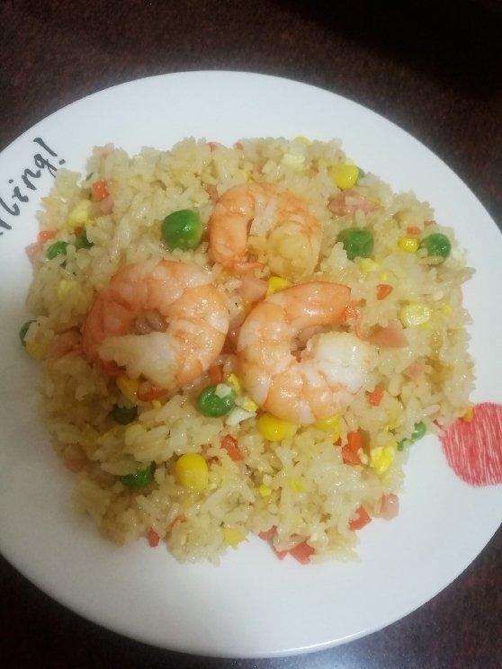 虾仁炒饭