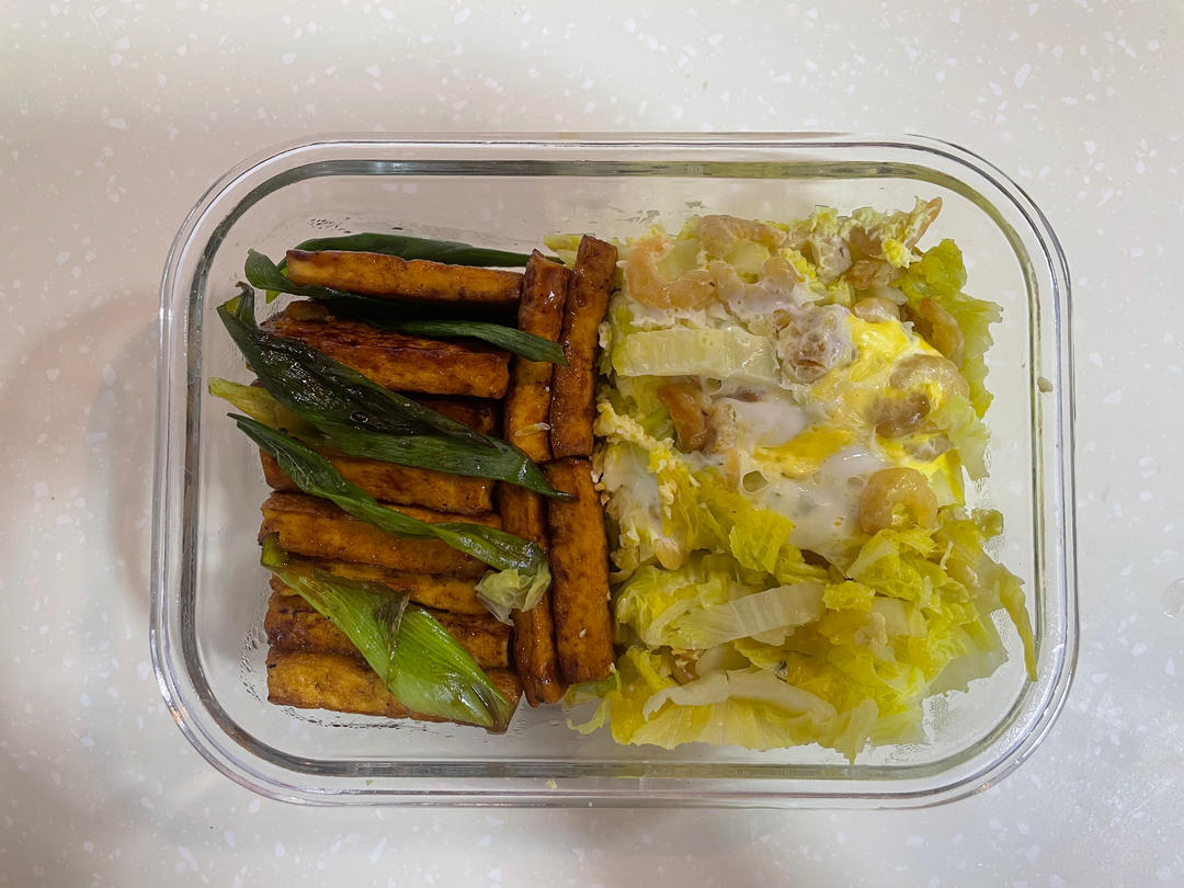 素赛螃蟹----干贝白菜滑蛋