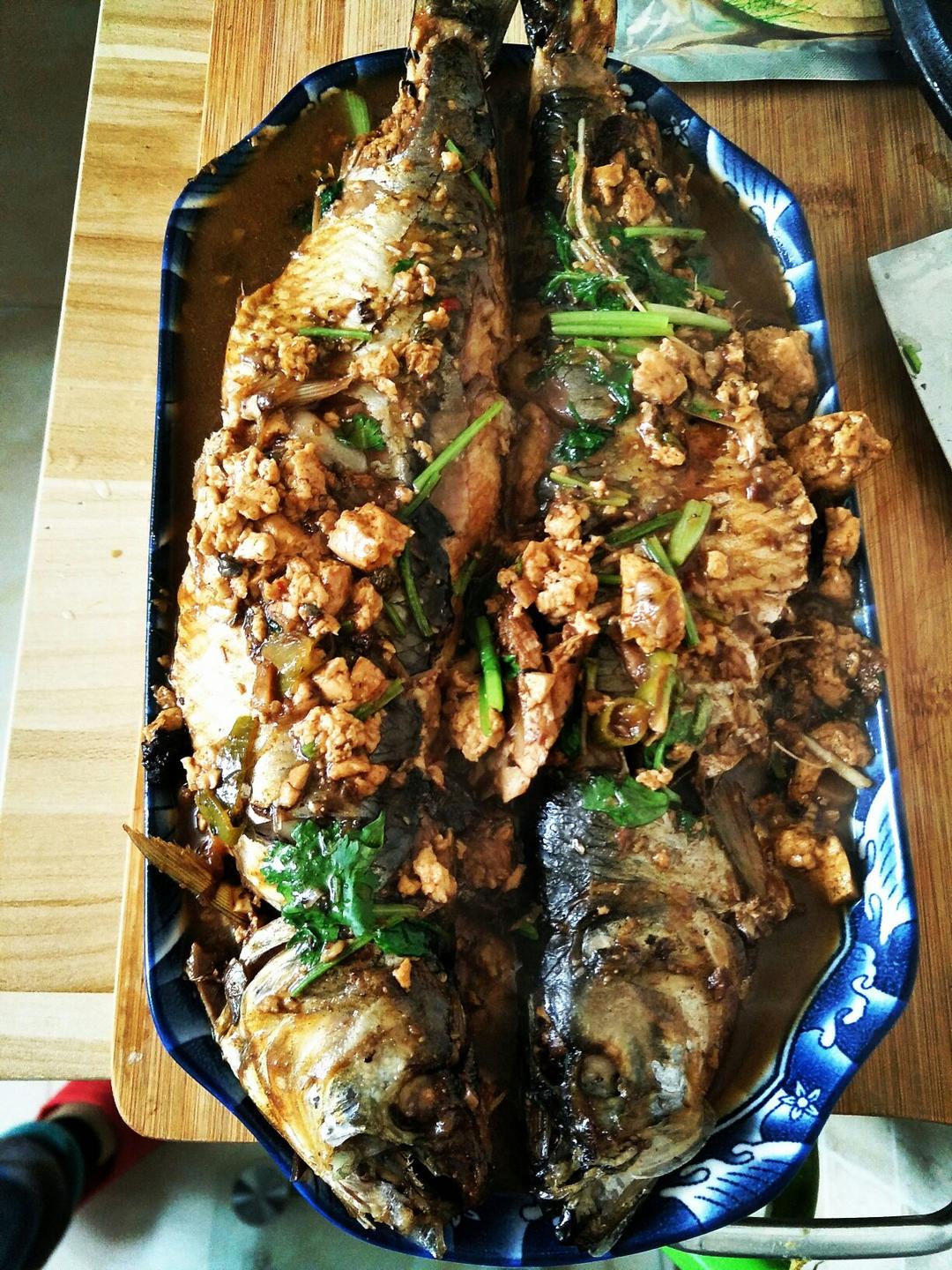 青丘白凤鸟做的家炖青鱼