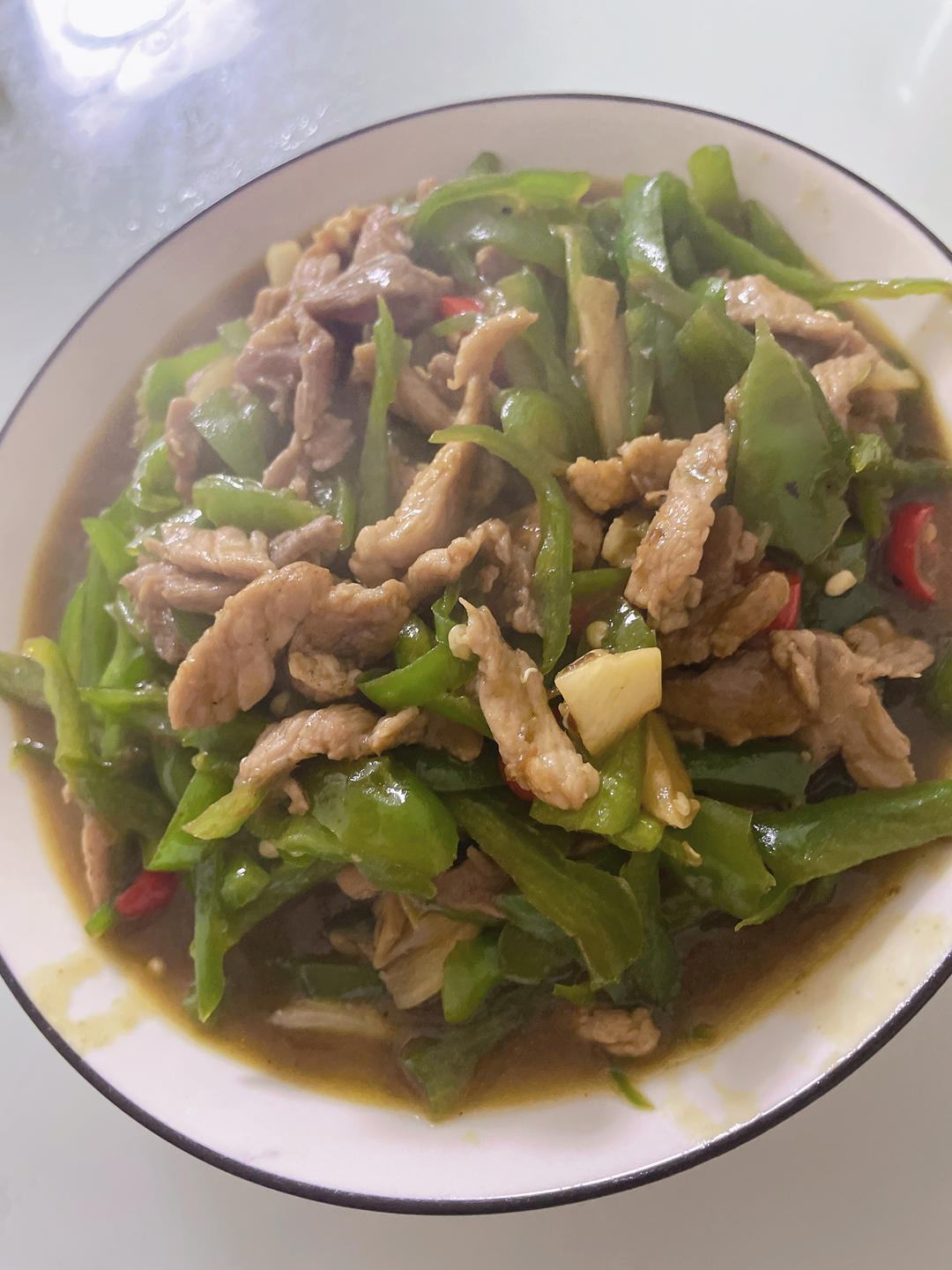 ‼️好吃到舔盘的青椒肉丝盖浇饭