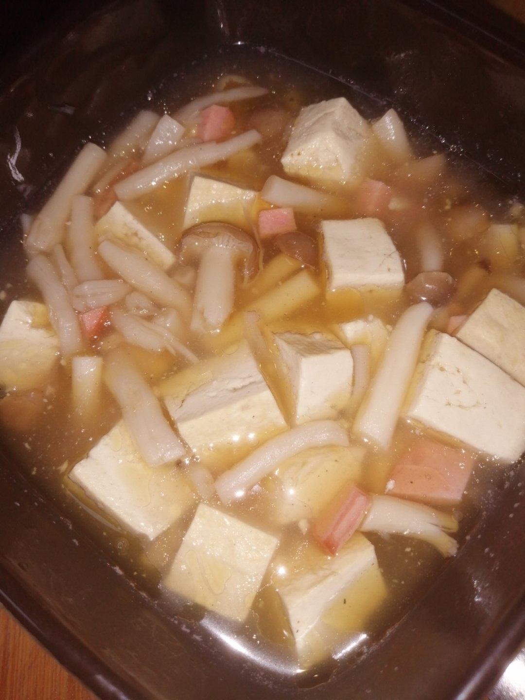 豆腐菌菇汤