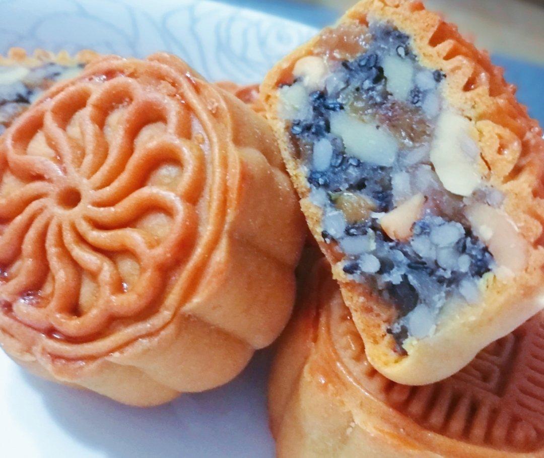 广式五仁月饼蜂蜜版（不用转化糖浆）