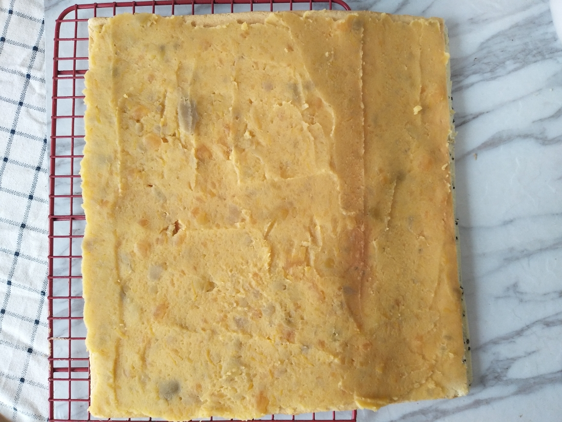 芝麻红薯蛋糕卷-无奶油的做法 步骤14